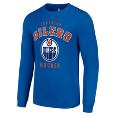Edmonton Oilers Starter Logo Long Sleeve T-Shirt