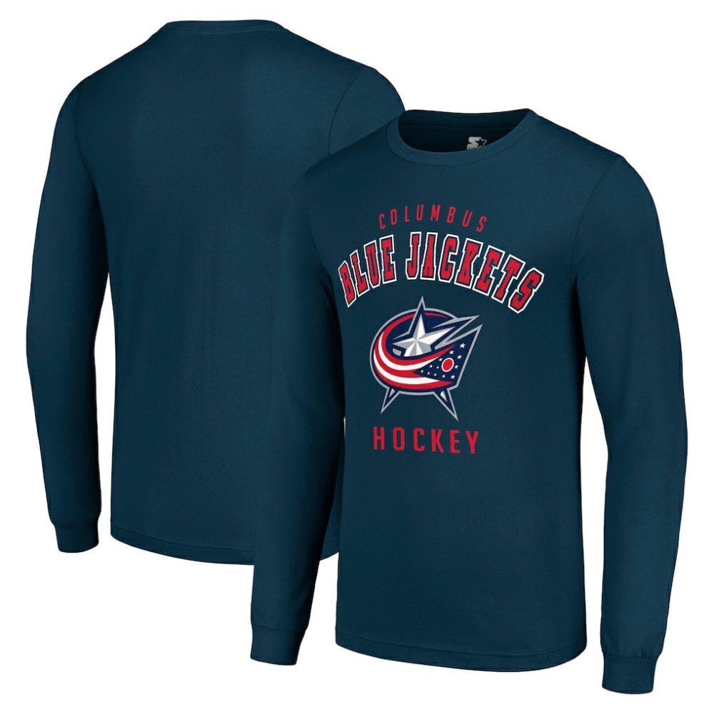 Columbus Blue Jackets Starter Logo Long Sleeve T-Shirt