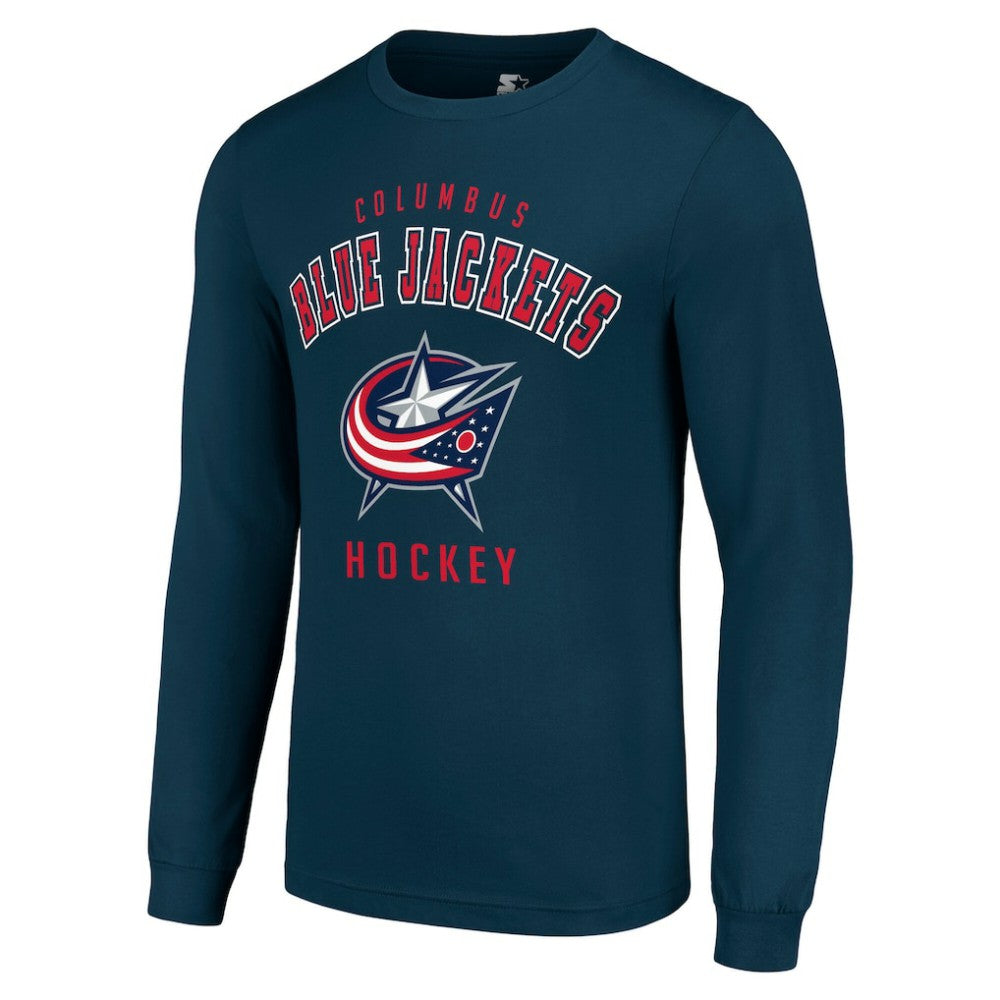 Columbus Blue Jackets Starter Logo Long Sleeve T-Shirt