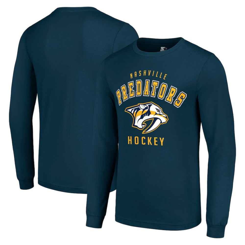 Nashville Predators Starter Logo Long Sleeve T-Shirt