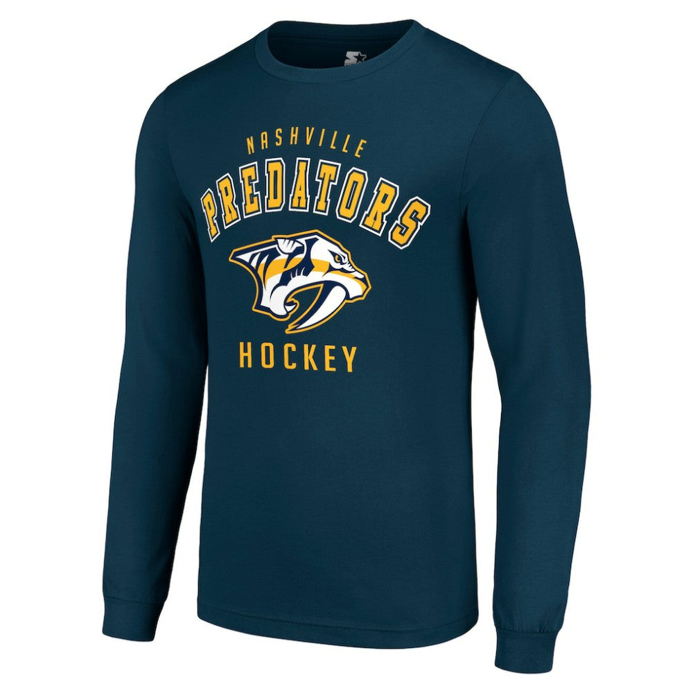 Nashville Predators Starter Logo Long Sleeve T-Shirt