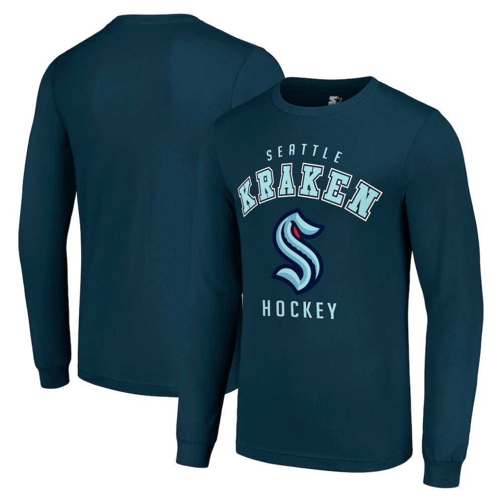 Seattle Kraken Starter Logo Long Sleeve T-Shirt