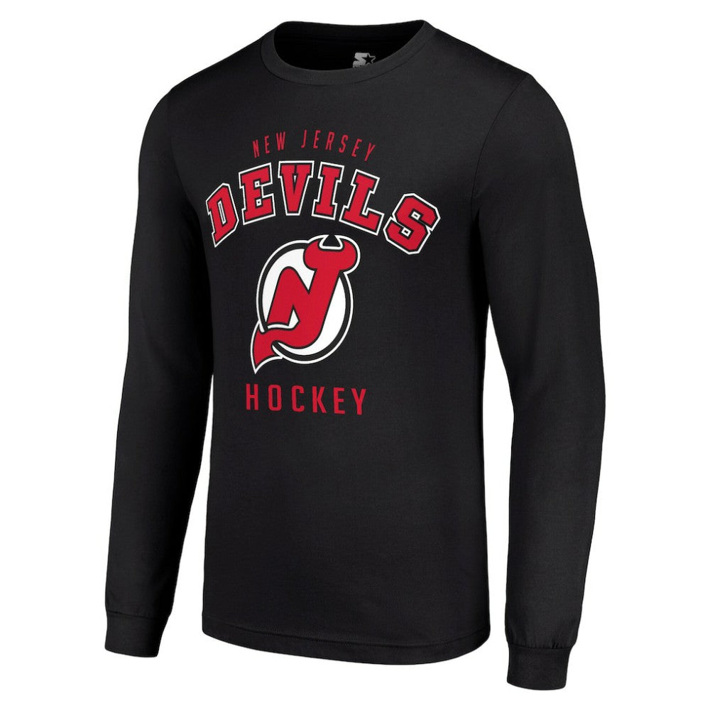 New Jersey Devils Starter Logo Long Sleeve T-Shirt