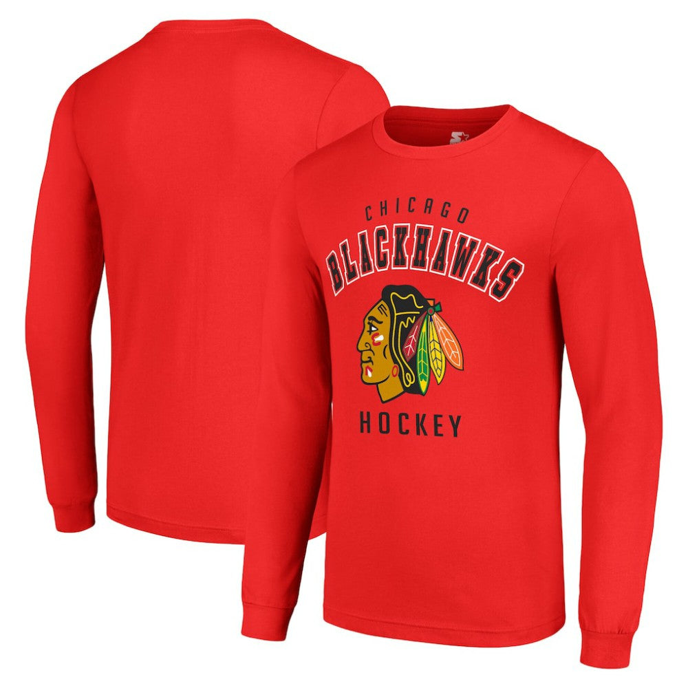 Chicago Blackhawks Starter Logo Long Sleeve T-Shirt
