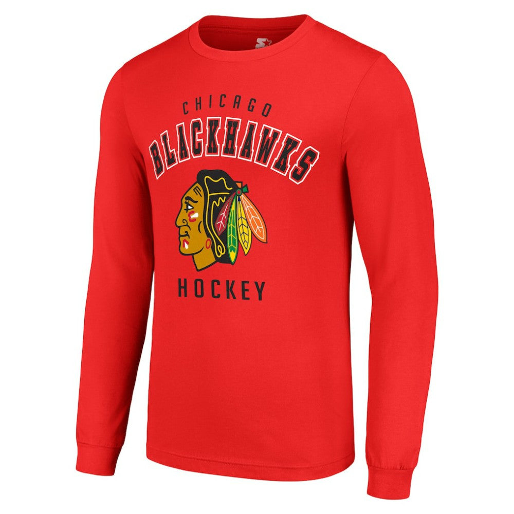 Chicago Blackhawks Starter Logo Long Sleeve T-Shirt