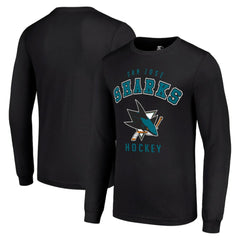San Jose Sharks Starter Logo Long Sleeve T-Shirt