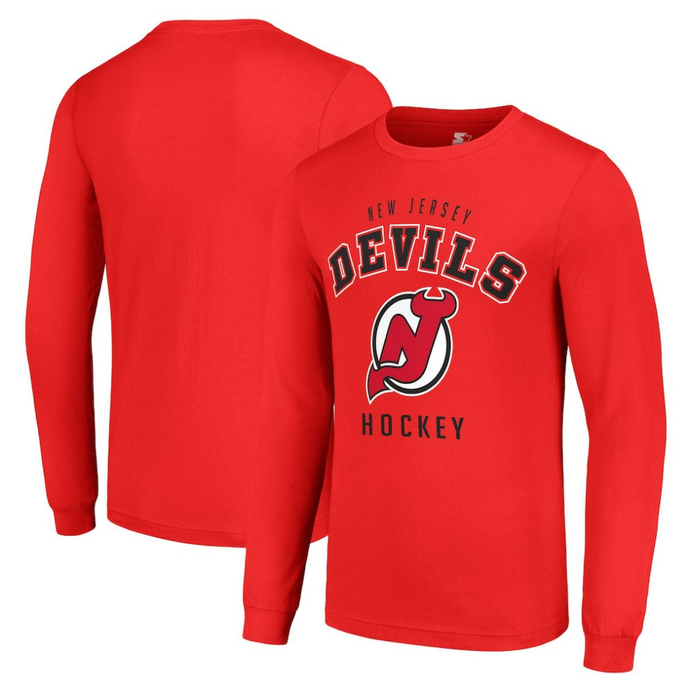 New Jersey Devils Starter Logo Long Sleeve T-Shirt