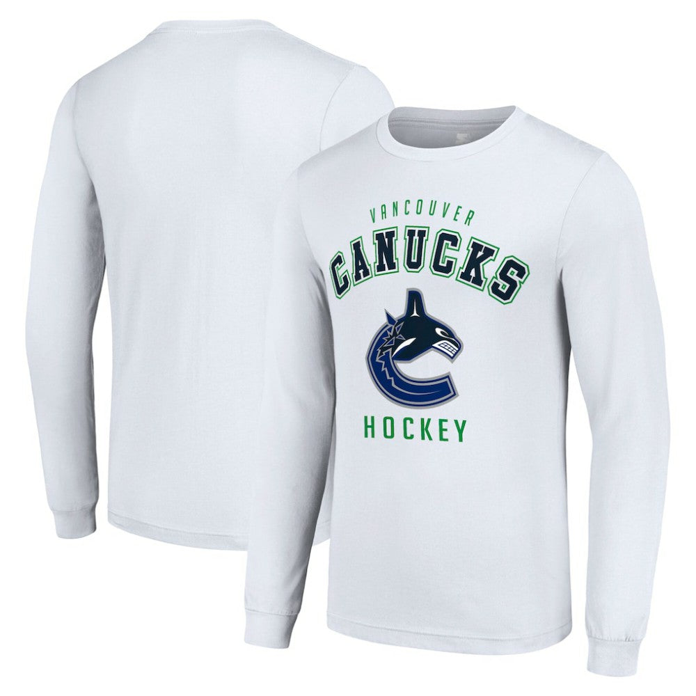 Vancouver Canucks Starter Logo Long Sleeve T-Shirt