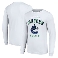 Vancouver Canucks Starter Logo Long Sleeve T-Shirt