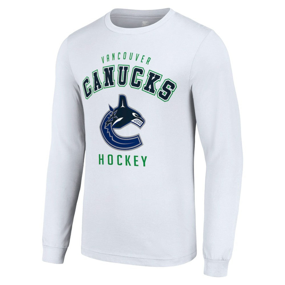 Vancouver Canucks Starter Logo Long Sleeve T-Shirt