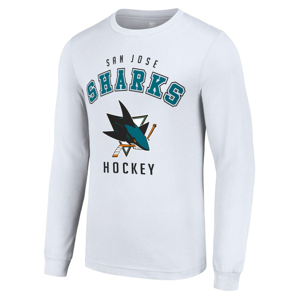 San Jose Sharks Starter Logo Long Sleeve T-Shirt