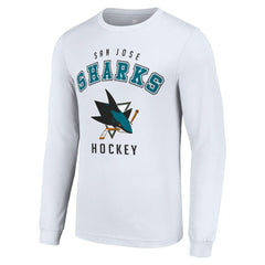 San Jose Sharks Starter Logo Long Sleeve T-Shirt
