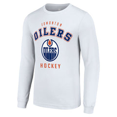 Edmonton Oilers Starter Logo Long Sleeve T-Shirt