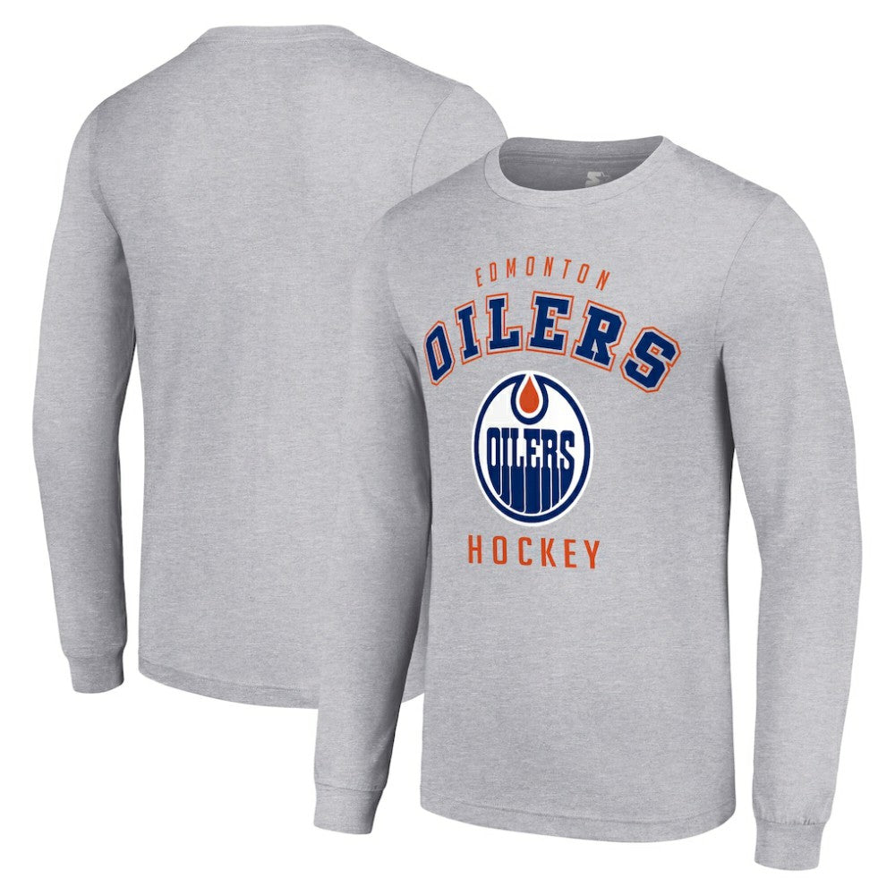 Edmonton Oilers Starter Logo Long Sleeve T-Shirt