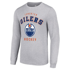 Edmonton Oilers Starter Logo Long Sleeve T-Shirt