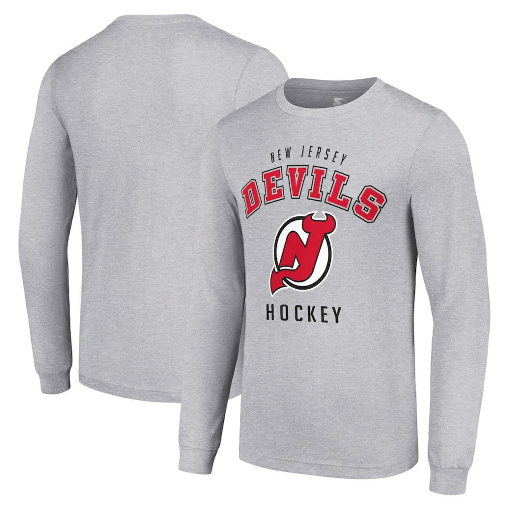 New Jersey Devils Starter Logo Long Sleeve T-Shirt