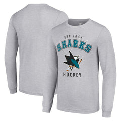 San Jose Sharks Starter Logo Long Sleeve T-Shirt