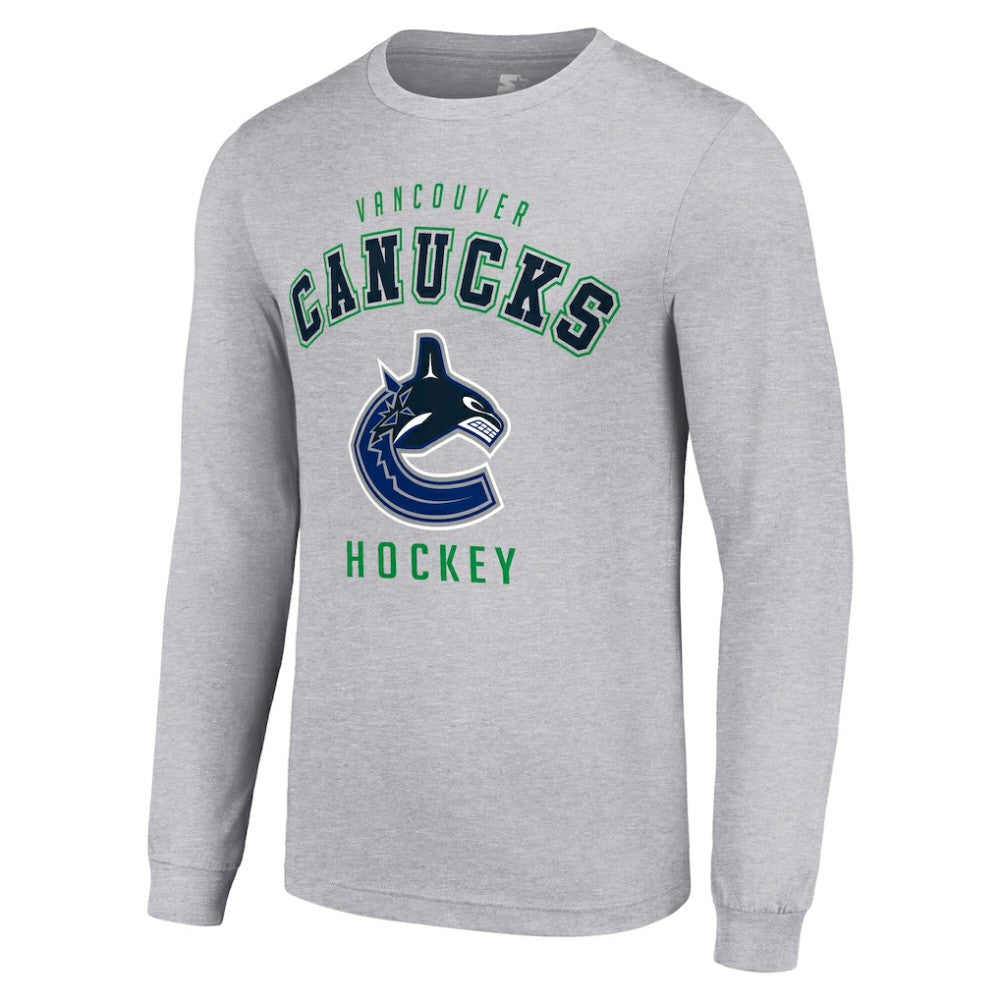Vancouver Canucks Starter Logo Long Sleeve T-Shirt