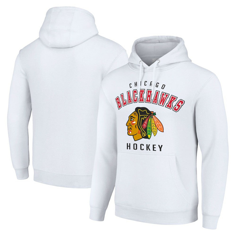 Chicago Blackhawks Starter Logo Pullover Hoodie