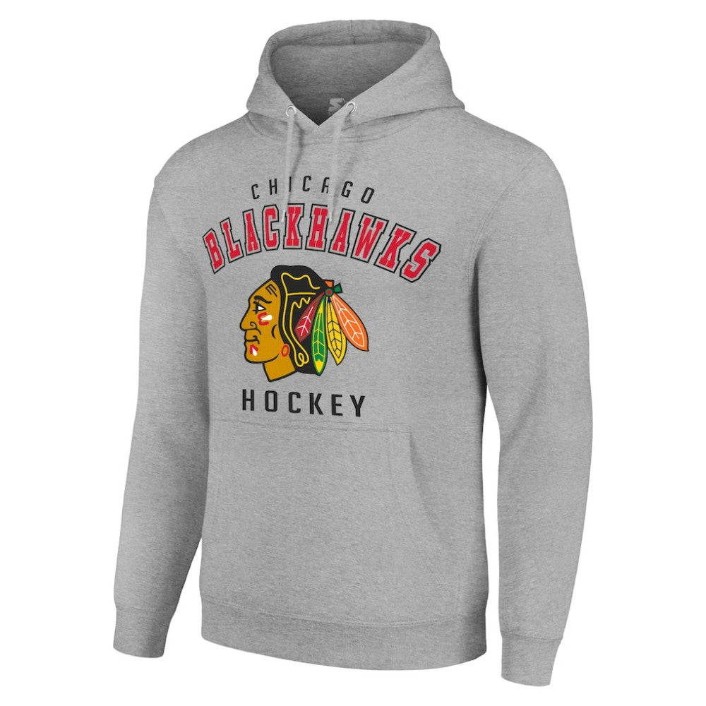 Chicago Blackhawks Starter Logo Pullover Hoodie