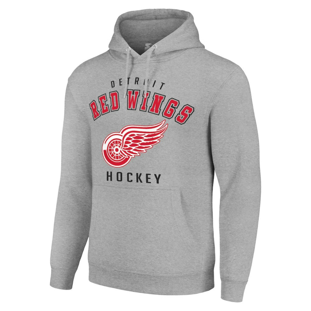 Detroit Red Wings Starter Logo Pullover Hoodie