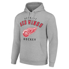 Detroit Red Wings Starter Logo Pullover Hoodie