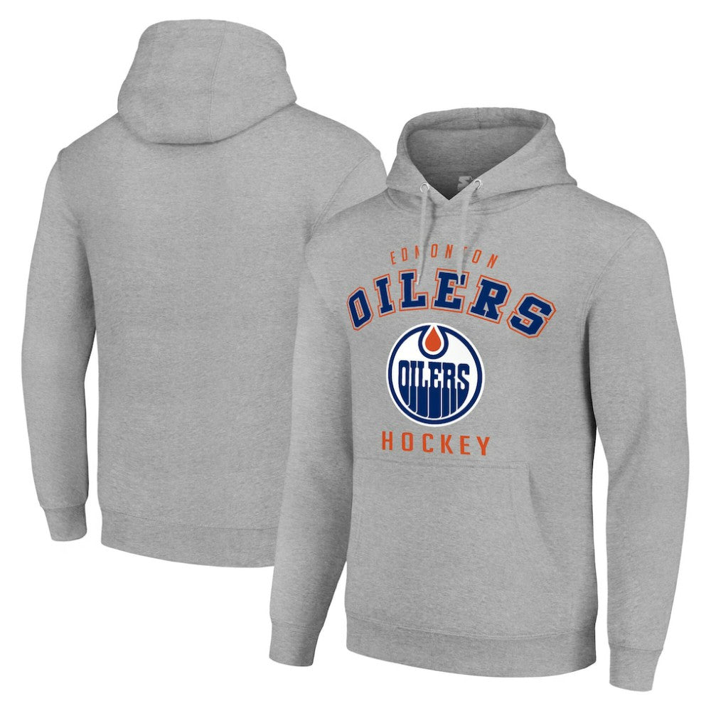 Edmonton Oilers Starter Logo Pullover Hoodie