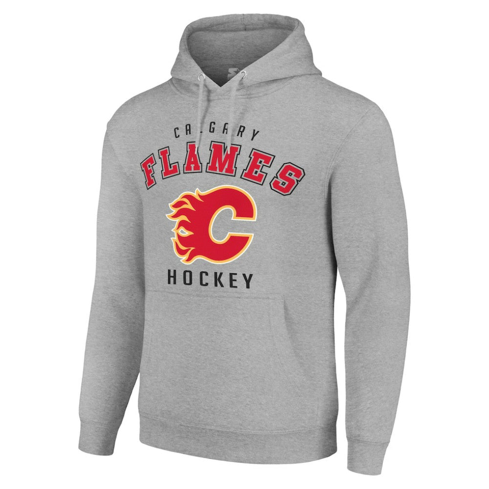 Calgary Flames Starter Logo Pullover Hoodie
