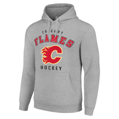 Calgary Flames Starter Logo Pullover Hoodie