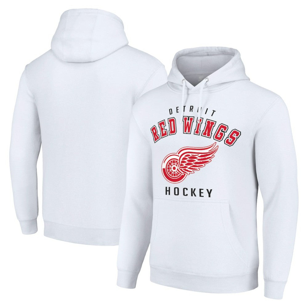 Detroit Red Wings Starter Logo Pullover Hoodie