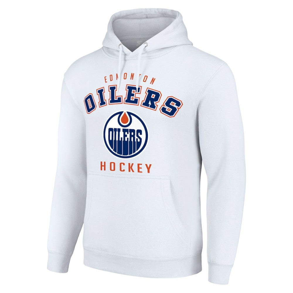 Edmonton Oilers Starter Logo Pullover Hoodie
