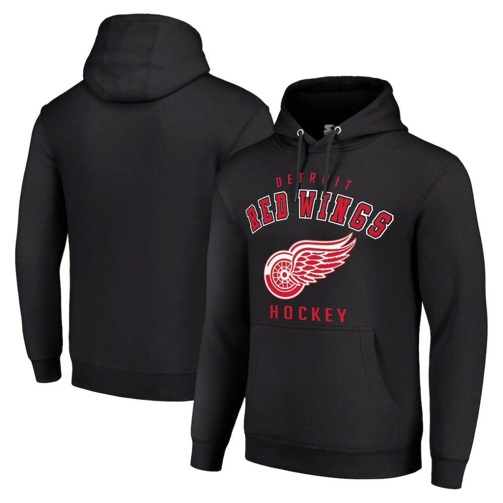 Detroit Red Wings Starter Logo Pullover Hoodie
