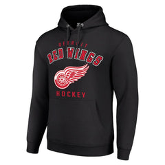 Detroit Red Wings Starter Logo Pullover Hoodie