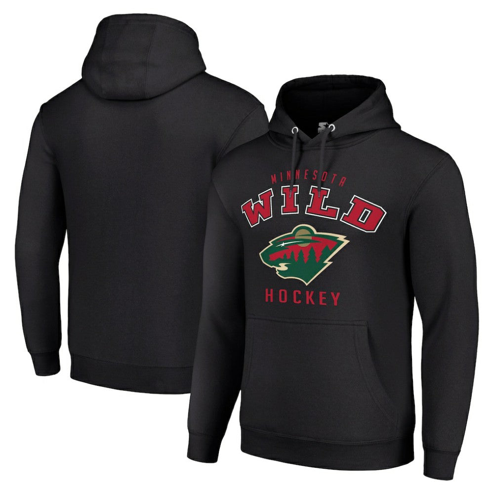 Minnesota Wild Starter Logo Pullover Hoodie