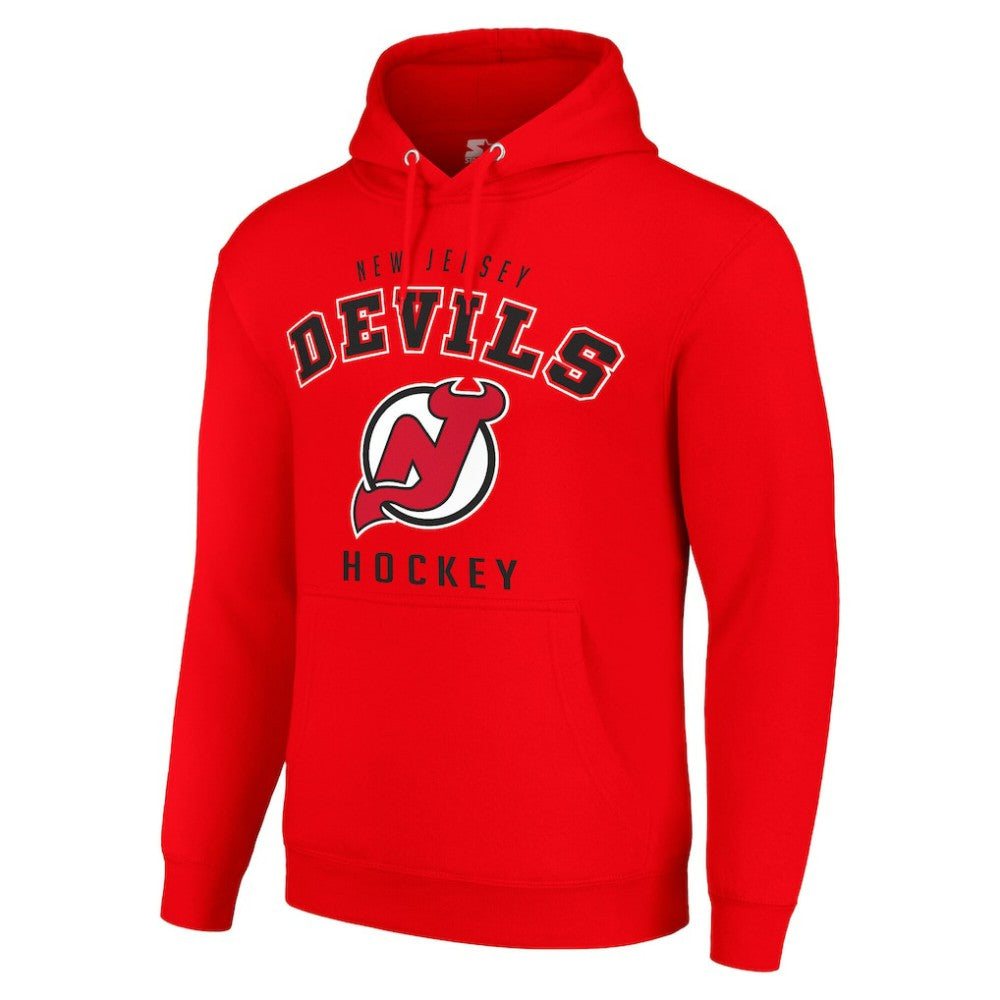 New Jersey Devils Starter Logo Pullover Hoodie