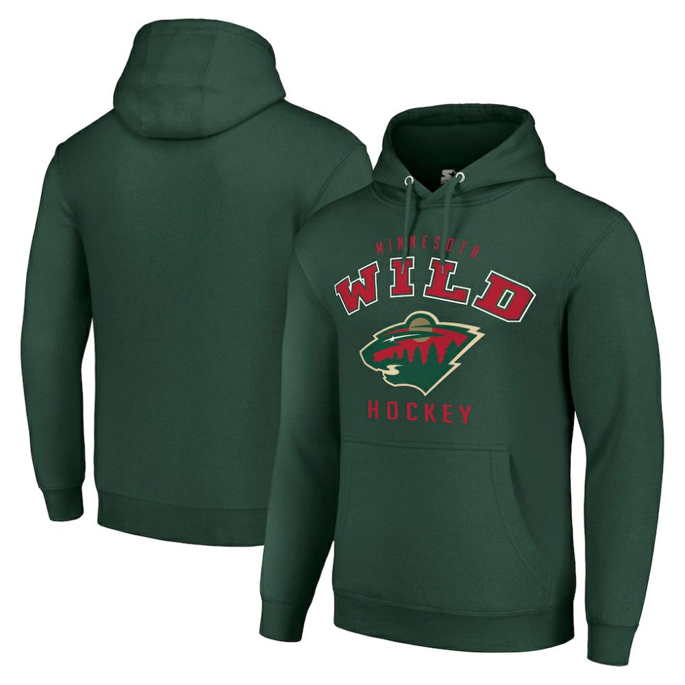 Minnesota Wild Starter Logo Pullover Hoodie