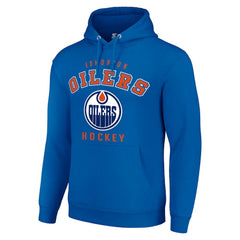 Edmonton Oilers Starter Logo Pullover Hoodie