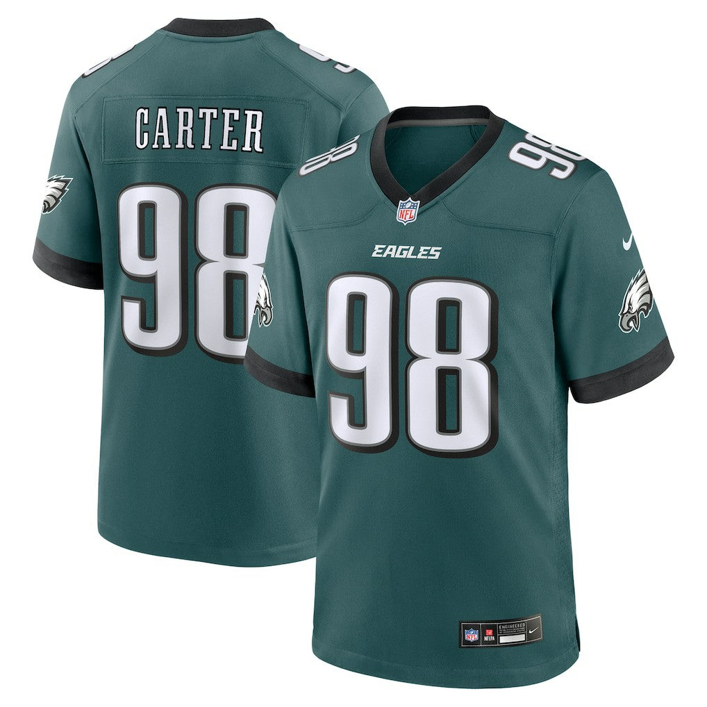 NFL Philadelphia Eagles Jalen Carter  Team Game Jersey
