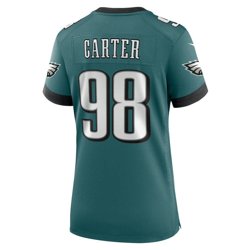 NFL Philadelphia Eagles Jalen Carter  Women's Team Game Jersey