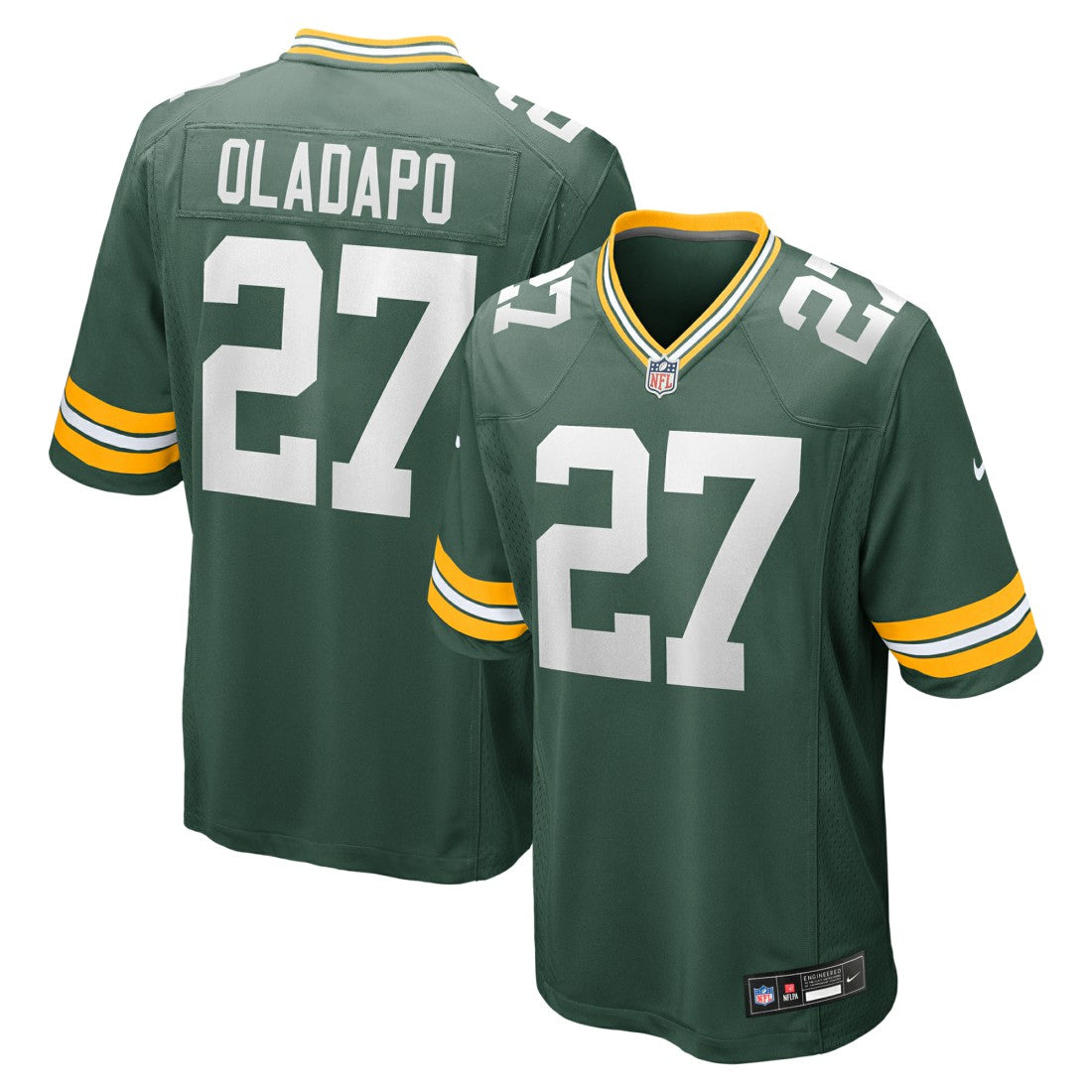 NFL Green Bay Packers Kitan Oladapo  Game Jersey