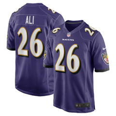NFL Baltimore Ravens Rasheen Ali  Team Game Jersey