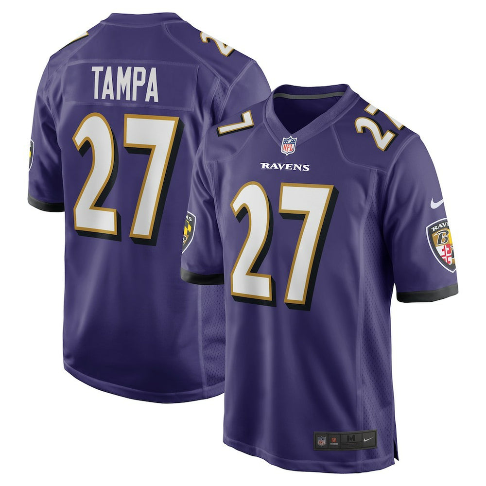 NFL Baltimore Ravens T.J. Tampa  Team Game Jersey