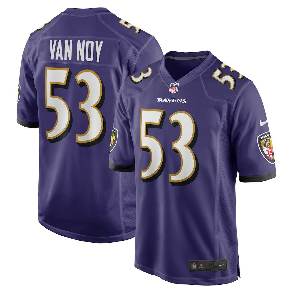 NFL Baltimore Ravens Kyle Van Noy  Team Game Jersey