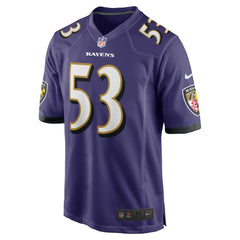 NFL Baltimore Ravens Kyle Van Noy  Team Game Jersey