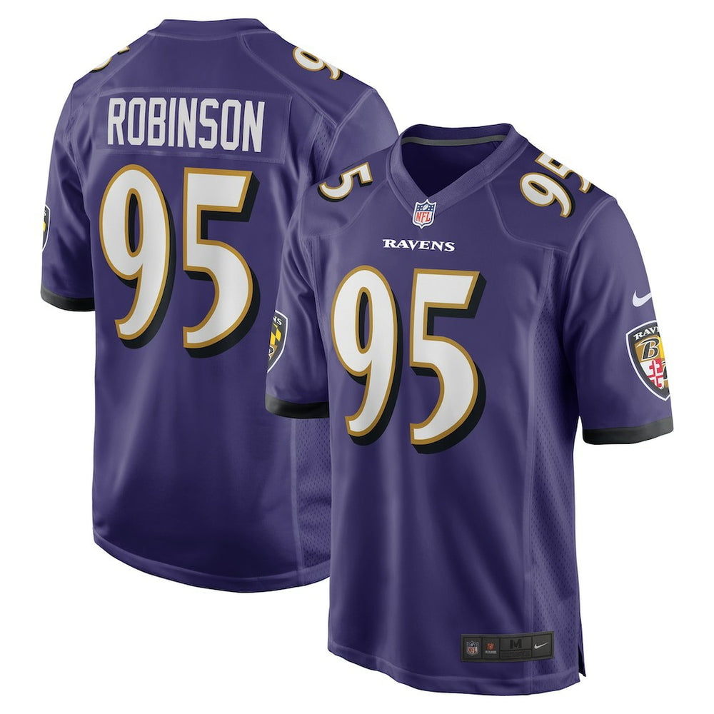 NFL Baltimore Ravens Tavius Robinson  Team Game Jersey