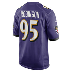 NFL Baltimore Ravens Tavius Robinson  Team Game Jersey