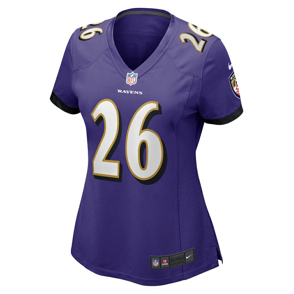 NFL Baltimore Ravens Rasheen Ali  Women's Game Jersey