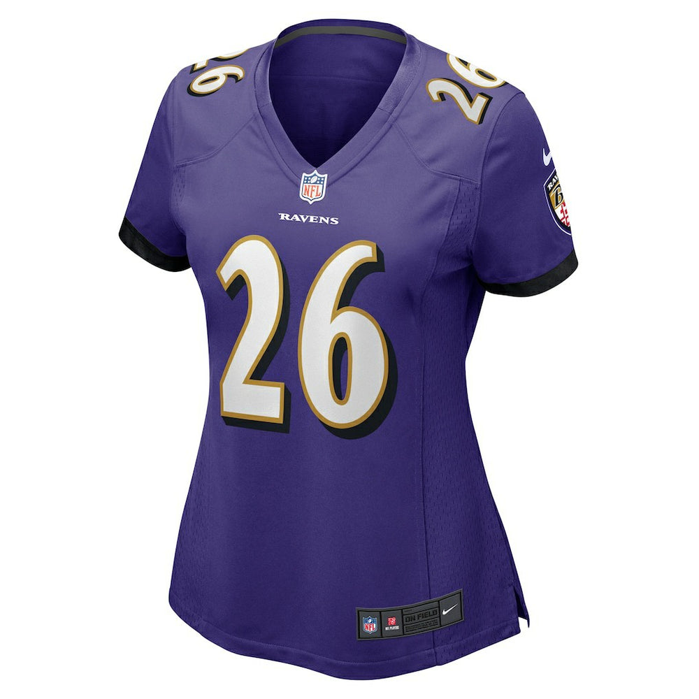 NFL Baltimore Ravens Rasheen Ali  Women's Game Jersey