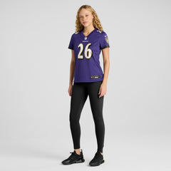 NFL Baltimore Ravens Rasheen Ali  Women's Game Jersey
