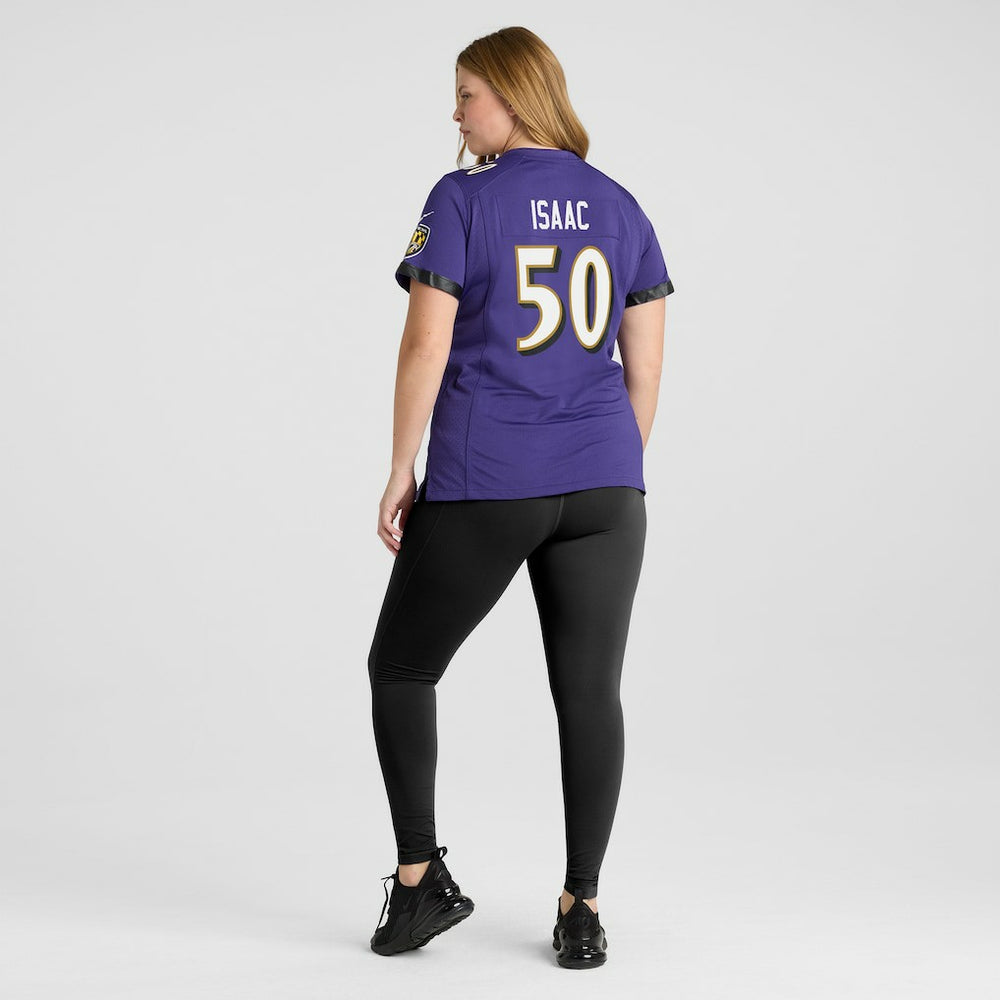 NFL Baltimore Ravens Adisa Isaac  Women's Game Jersey